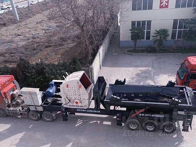 河北客户订购时产150吨移动式建筑垃圾粉碎机