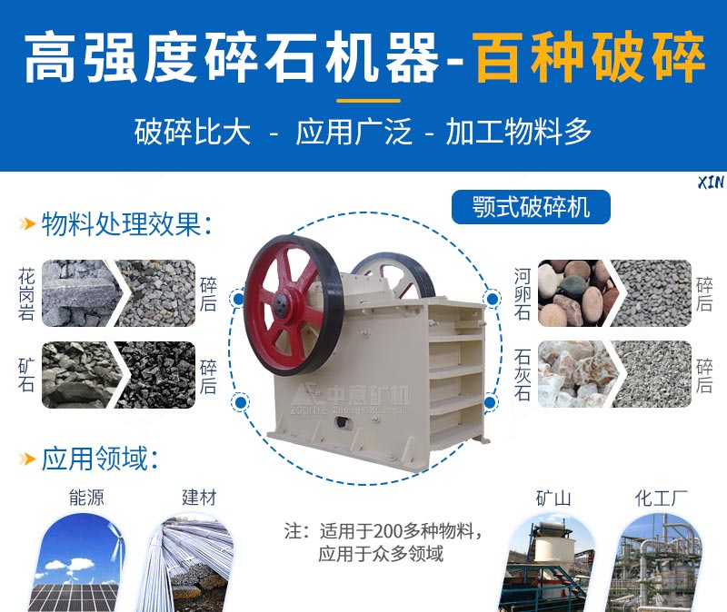 鄂破可破碎上百种物料