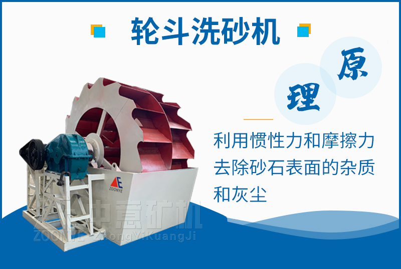轮斗洗砂机原理