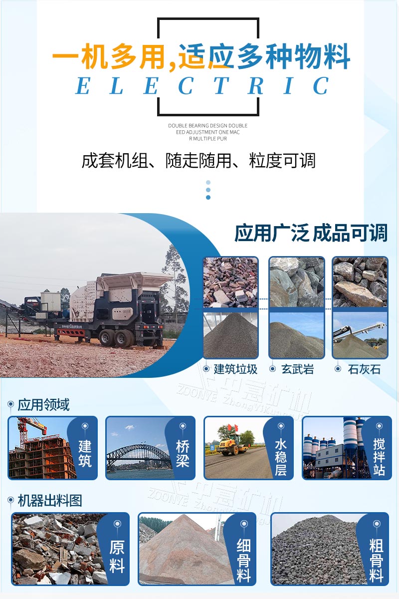 建筑垃圾处理设备处理物料