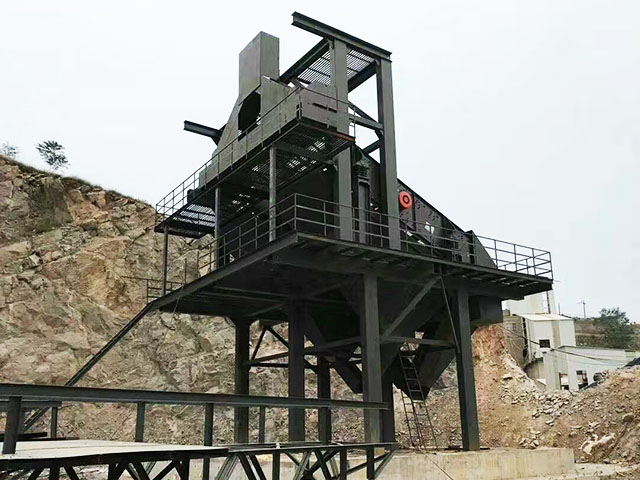 河南三门峡时产700吨砂石骨料生产现现场案例
