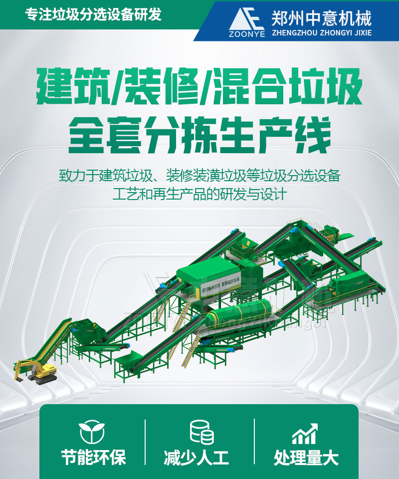 建筑装修垃圾处理生产线